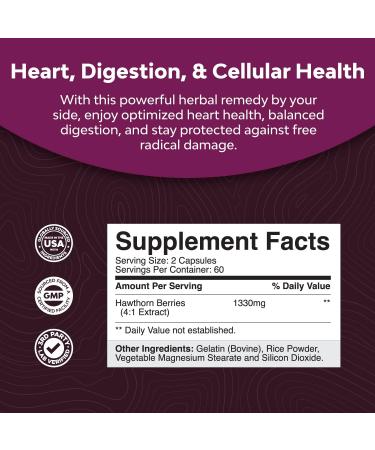 Enhance Brain Memory and Focus Bundle with Hawthorn Berry Capsules - Herbal Ingredients for Clarity and Digestion - Buy Online on GoSupps.com