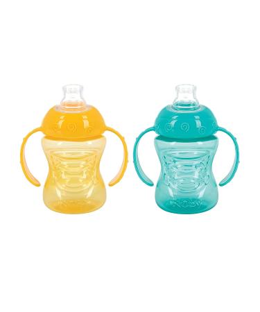 Nuby Two-Handle No-Spill Super Spout Grip N' Sip Cup - 4 Pack - Buy Online on GoSupps.com