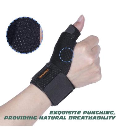 Thx4COPPER Reversible Thumb & Wrist Stabilizer Splint | Pain Relief for Trigger Finger, Arthritis, Carpal Tunnel | L-XL Size - Buy Online on GoSupps.com
