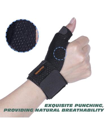 THX4COPPER Reversible ThumbWrist Stabilizer Splint | Pain Relief for BlackBerry Thumb, Trigger Finger, Arthritis, Tendonitis | Small/Medium Size | Carpal Tunnel Support | Lightweight & Breathable - Buy Online on GoSupps.com