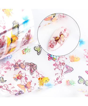 CHANGAR Sunflower & Floral Nail Art Foil Stickers - Spring DIY Designs for Women & Girls - Buy Online on GoSupps.com