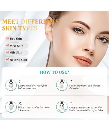 LED Face Mask FM-01 | 7 Color Light Therapy for Skin Care | Home & Salon Use - Buy Online on GoSupps.com