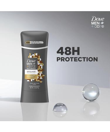 Dove Men+Care Ultimate Antiperspirant Stick Shea Butter 2 Count - 48-Hour Sweat Protection for Men 2.6 oz - Buy Online on GoSupps.com