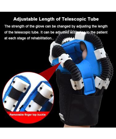 Self-Training Rehabilitation Robot Gloves Finger Straightening Brace Guard Protector Exoskeleton Manual Training Functional for Long-Term Relief Finger Cramps Left Hand XL - Buy Online on GoSupps.com
