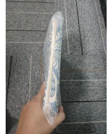 Travel Cosmetic Bag - Large Makeup Organizer for Women & Girls | Blue Leaf Design - Buy Online on GoSupps.com