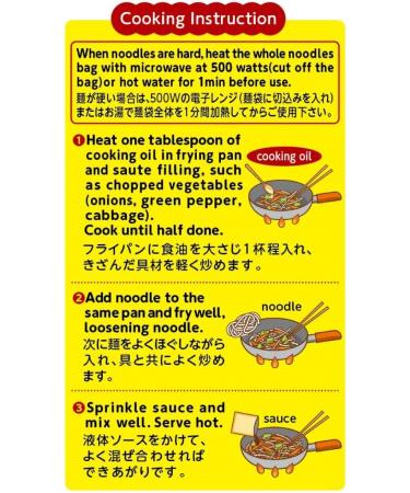 Itsuki Foods Yakiudon 3 servings with Worcestershire - Buy Online on GoSupps.com