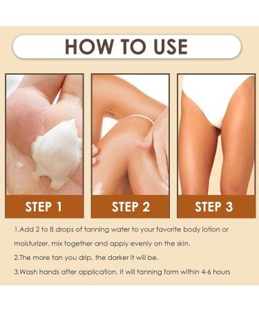 30ml Gouttes Autobronzantes Concentr Autobronzant Visage et Corps S rum de Bronzage Subliment Votre Teint Naturel Am liorer Votre Teint Pour La plupart Types de Peaux(Jaune) - Buy Online on GoSupps.com