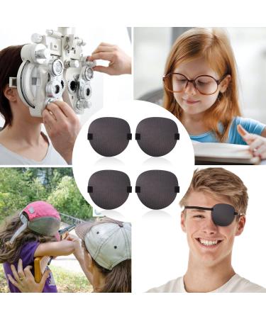 4pcs Adjustable 3D Eye Patches for Adults | Soft Lazy Eye Patches for Weak Vision & Strabismus Recovery (Gray) - International Shipping Available - Buy Online on GoSupps.com