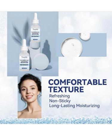 Premium Hydrating Hyaluronic Acid Serum - Anti-Aging Face Serum with Glycerin & Niacinamide for Men & Women | 30ml - Buy Online on GoSupps.com