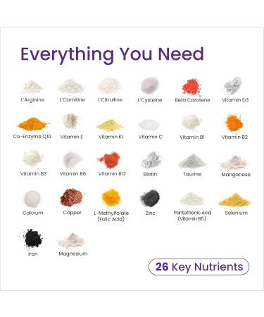 Proceive Tailored Fertility Supplement Bundle for Men & Women Pre-Conception Vitamins Minerals & Amino Acids with Vitamin D Zinc Folate Selenium CoQ10 & B6 Pre-Pregnancy Multivitamin Duo 120 - Buy Online on GoSupps.com