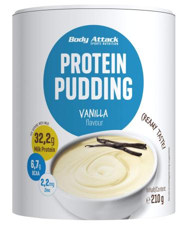 Body Attack Protein Pudding Vanilla 1 pack (1 x 210 g) Vanilla 210 g (1 pack)
