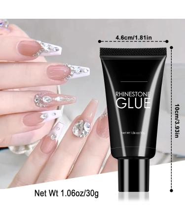 Buy Nail Art Strass Glue Gel 30g | Professional UV Adhesive for Gems & DIY Manicures - Buy Online on GoSupps.com