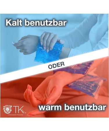 XXL Cooling Pads - Made in Germany | 2 Pack Gel Cooling Pillows for Pain Relief & Fever - Ideal for Wisdom Tooth Kids & Adults - Buy Online on GoSupps.com