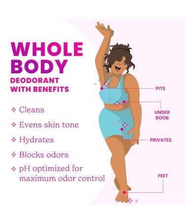 Lume Whole Body Deodorant - Invisible Cream Stick - 72 Hour Odor Control - Aluminum Free Baking Soda Free Skin Safe - 2.2 Ounce (Peony Rose) - Buy Online on GoSupps.com
