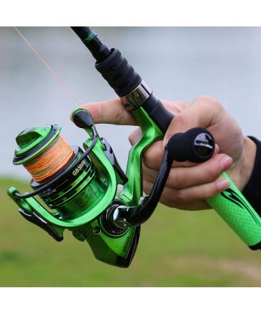 YONGZHI 131BB Fishing Reel - Lightweight & Ultra Smooth Spinning Reel for Saltwater/Freshwater - 1000 Green - Buy Online on GoSupps.com