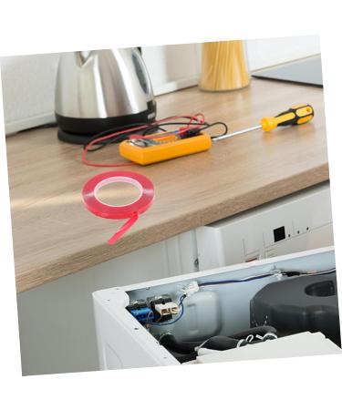 HAPINARY Nail Tapes 2 Rolls Transparent Double-sided Tape Nails Tapes Carpet Tape Manicure Tape Rug Tape Poster Adhesive Picture Tapes Red No Substrate Acrylic Stickers Nail Piece - Buy Online on GoSupps.com