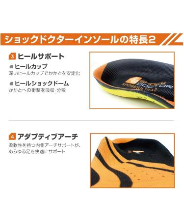 Shock Doctor Active Ultra Insole Men's 9.5-10.5/Women's 10.5-11.5 - Premium Support and Comfort - Buy Online on GoSupps.com