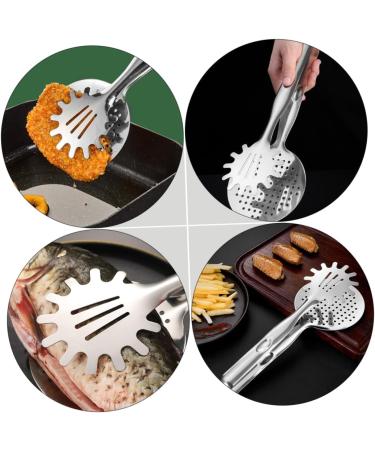 Minkissy 1pc Stainless Steel Grill Tongs - Multifunctional Cooking Tongs for Fried Fish & Food - International Shipping Available - Buy Online on GoSupps.com