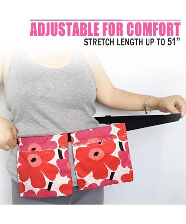 BNRendles Mastectomy Drainage Pouch Holder Vivid Flower Pattern  Drain Pockets Stretchy Belts for Post Jp Drains Management  Breast Reconstruction/Abdominal/explant/Tummy Tuck Poppy - Buy Online on GoSupps.com