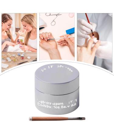 Clear Gel Nail Polish Gel Nail Glue | Natural Translucent Glue Easy Application and Long-Lasting Strength for Women at Home - Buy Online on GoSupps.com