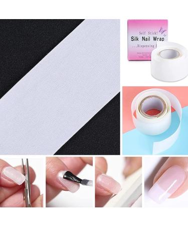 Fibreglass Nail Repair Silk Fibreglass Nail Extensions Nail Glue Stickers Silk Nail Wrap Nail Art Tool for Fingernail Repair nail protector111 - Buy Online on GoSupps.com