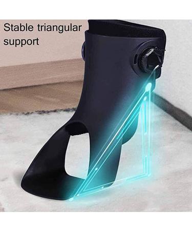 Ankle Orthosis Splint Support for Foot Drop | Adjustable Stability Straps | Pain Relief for Hemiplegia & Stroke | Large Left - Buy Online on GoSupps.com