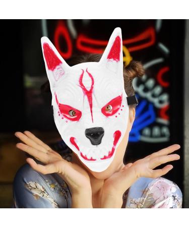 Shop ABOOFAN Wolf Mask - Scary Half Face Werewolf Costume | Perfect for Masquerade & Cosplay - International Shipping Available - Buy Online on GoSupps.com