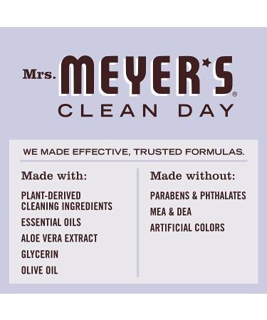 Mrs. Meyer's Lavender Hand Soap Refill 33 fl. oz - Pack of 6 | Biodegradable Formula with Essential Oils for Sustainable Cleanliness - Buy Online on GoSupps.com