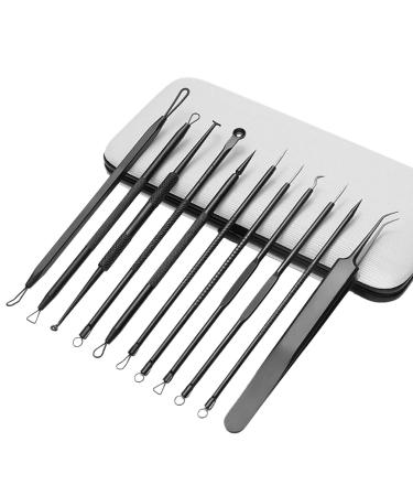 Bumdenuu Blackhead Remover Pimple Popper Tool Kit 11 Pcs Pimple Tool Acne Kit for Blackhead