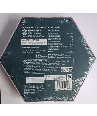 M&S Turkish Delight 325g Made in Turkey Delicious Dusted in Icing Sugar in a Premier Life Store Box - Buy Online on GoSupps.com