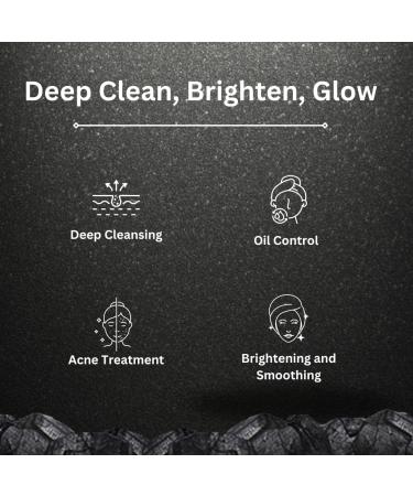 LapinD'or Charcoal Face Wash Deep Cleanser (100ml) | Organic Bamboo Charcoal & Niacinamide Face Wash for Men & Women | Remove Dirt Oil | Non-Toxic Harmful Chemical-Free & Vegan - Buy Online on GoSupps.com