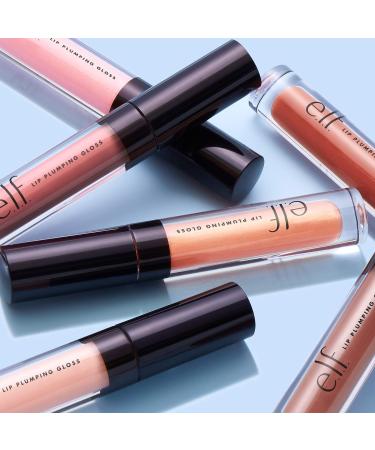 e.l.f. Lip Plumping Gloss - Peach Bellini Hydrating High-Shine Formula for Plumper, Volumized Lips 0.09 Oz - Buy Online on GoSupps.com