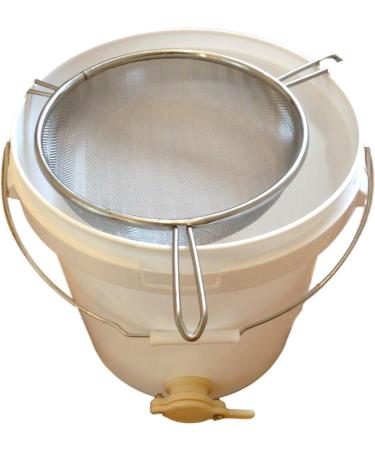 Beekeeping Supplies UK Stainless Steel Honey Strainer - Three legs for sitting over a settling tank - Buy Online on GoSupps.com