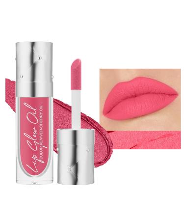 Moisturizing Lip Oil Clear Lip Gloss Crystal Jelly Moisturizing Lip Oil Moisturizing No-Sticky Transparent Plumping Lip Balm for Lip Care Korean Fashion Lipstick Makeup Lip Care(Lip Gloss #07)