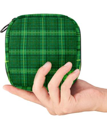 St. Patrick's Day Menstruation Pad Bag with Zipper | Women's Napkin & Tampon Storage Bags - Buy Online on GoSupps.com