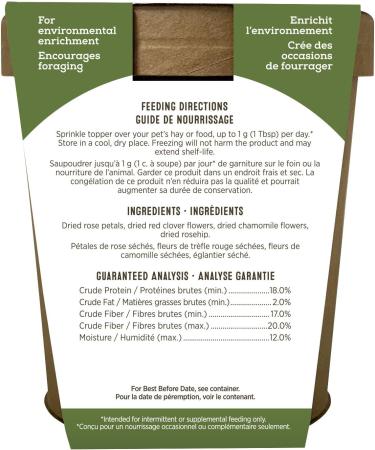 Living World Green Gourmet Toppers - Botanicals - 35 g (1.2 oz) - Buy Online on GoSupps.com