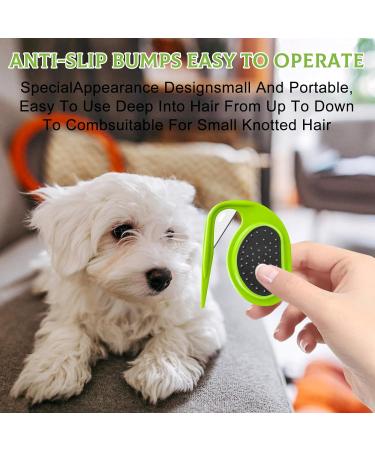 2-Piece Pet Knotting Comb Set | Steel Blade Cat Hair Removal Tool for Knots & Mats - Buy Online on GoSupps.com