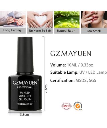 Buy GZSYY Shellac Set - 6 Colors UV Nail Polish | 10ML Gel Varnish for Stunning Nail Designs - International Shipping Available - Buy Online on GoSupps.com