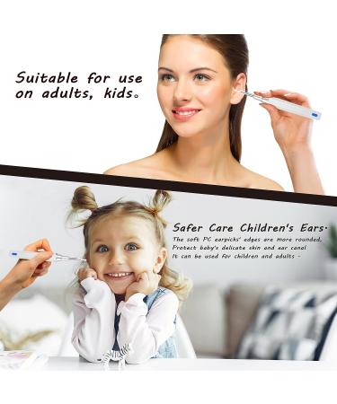 1296P HD Ear Wax Removal Tool with Light & Camera - Earwax Removal Kit for iPhone, iPad, Android Phones - 6 Ear Picks Included | White - Buy Online on GoSupps.com