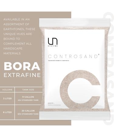 Ultum Nature Systems Controsand Bora Aquarium Sand (3L) - Aquarium Sand for Freshwater Tank - Substrate for Live Freshwater Shrimp - Substrate for Planted Aquarium - Versatile Aquarium Substrate - Buy Online on GoSupps.com