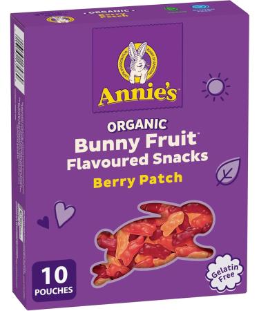 ANNIE'S - FAMILY PACK SIZE - Organic Fruit Flavoured Snacks Berry Pack of 10 Pouches & Cinnamon Toast Crunch Cereal No Artificial Flavours No Synthetic Colours Organic Fruit Snack + Cinnamon Crunch Cereal 260 g - Buy Online on GoSupps.com