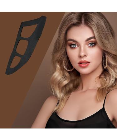 Vimmvid 3 Pieces Eyeshadow Stencil Eyeshadow Stencil with Makeup Brush Eyeshadow Quick Makeup Stencil for Deepening Your Eyes for Eyeliner Stencil for Beginners - Buy Online on GoSupps.com