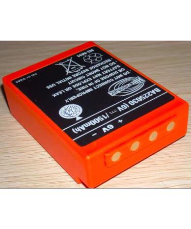WELLVEUS 5 Pack BA225030 Battery for HBC Radiomatic - 6V 1500mAh | International Shipping Available - Buy Online on GoSupps.com