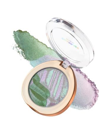 CHARMACY Multichrome Glitter Highlighter Makeup Palette Shimmer Cream Contour Face Brightening Illuminator Hybrid Chameleon Highlighter Long Lasting Cruetly-Free 615 #615 4.20 g (Pack of 1)