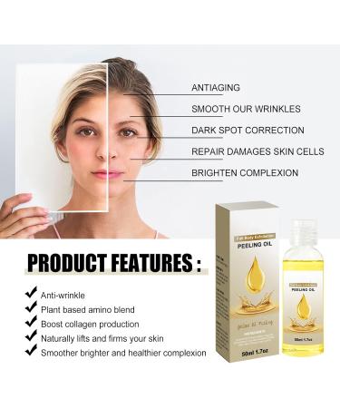  behound FullBody Exfoliation PeelingOil Body Exfoliate Peeling Oil Old Yellow Peeling Oil 2023 New Old Natural Spot Yellow Peeling Oil (1 Pcs) - Buy Online on GoSupps.com