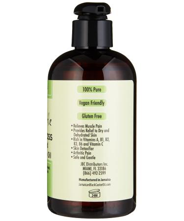 Sunny Isle Lemon Grass Massage Oil - 8oz Aromatherapy Blend for Relaxation & Wellness - Buy Online on GoSupps.com