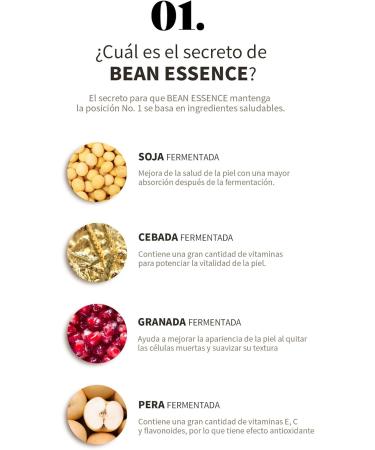  mixsoon mixsoon Bean Essence 50 ml EWG Green Grade gentle facial serum K-beauty - Buy Online on GoSupps.com