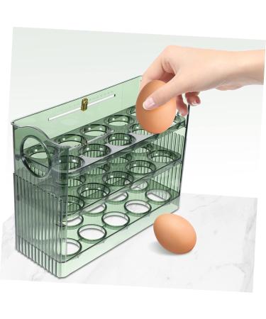 Abaodam egg storage box plastic containers egg storage container refrigerator egg holder egg tray grid 25.2X19.5CM As Shown 1 - Buy Online on GoSupps.com