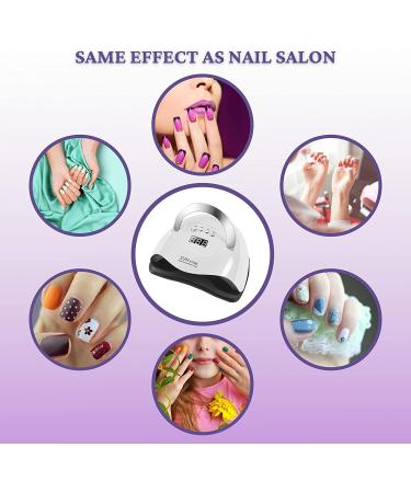 220W UV LED Nail Lamp | Fast Curing for Gel Polish | Automatic Sensor & Timer Setting | Professional Nail Art Tool - Buy Online on GoSupps.com