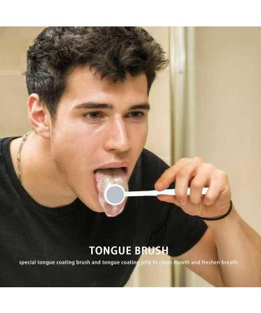 Facynde Tongue Cleaner - Ergonomic Mouth Scraper with Travel Case | Reduce Bad Breath & Enhance Oral Hygiene for Adults - Buy Online on GoSupps.com